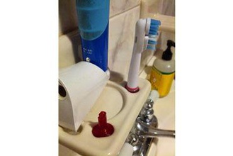 oralb toothbrush head adapter your home bathroom 3d print model - Mito3D