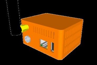 orange pi case usb expansion board fan maker diy 3d print model - Mito3D