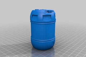 orca barrel geocache Other geocaching 3d print model - Mito3D