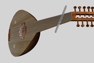 oud art 3D print model - Mito3D