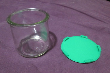 oui iogurte frasco de encaixe da tampa sua casa 3D print model - Mito3D