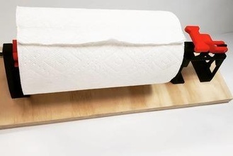 sovradimensionato carta asciugamano roll montare parete 3d print model - Mito3D