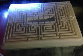 vista labirinto brilhante filme Impressora 3d de peças acessórios mythbusters prop recreação a escala o brilhando 3d print model - Mito3D