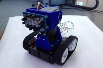 pan-tilt unità pololu sumo telaio Stampante 3d di parti miglioramenti robot servo il sensore 3d print model - Mito3D