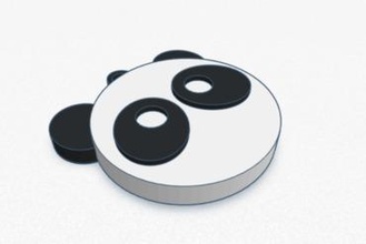 panda keychain  gift keychain panda