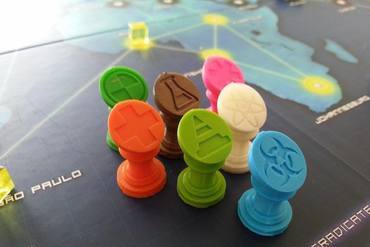 pandemic pawns games boardgame 3D print model - Mito3D