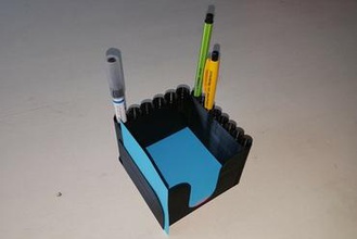 paper & penbox maker diy pen box dispenser 3d print model - Mito3D
