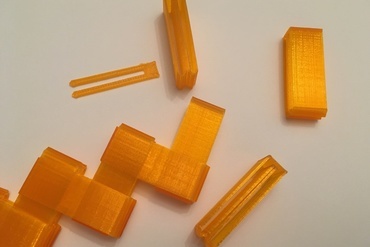 paper chain - parametric toys ultimakerdesignengine designenginechallenge-week2 openscad links gum wrapper customizable 3D print model - Mito3D
