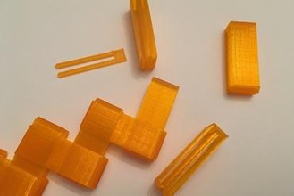 Papier-Kette - parametrische Spielzeug ultimakerdesignengine designenginechallenge-week2 openscad Kette links gum wrapper anpassbare 3d print model - Mito3D