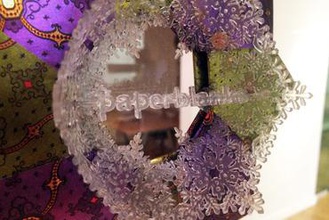 paperblanks fiocco di neve ornamento concorso makingmerry rhino 3d decorazione natale personalizzabile 3d print model - Mito3D