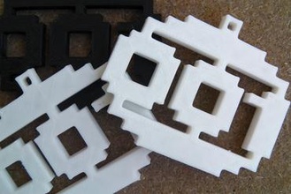 paradroid adorno clave de la cadena los juguetes juego commodore 64 llavero ornamento 3d print model - Mito3D