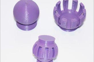 parametric ball joint other socket 3d print model - Mito3D