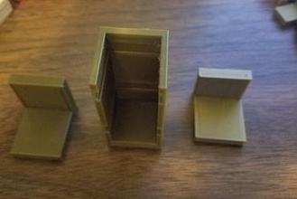 paramétrique verticale conteneur de stockage L'imprimante 3d pièces améliorations osat les aliments le 3d print model - Mito3D