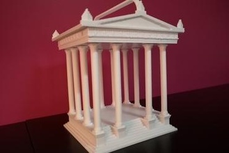 Partenone lusso vaso idea di3d formazione scolastica 3d print model - Mito3D
