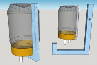 pb jar res de montagem criador diy líquido arrefecimento improvisado monte 3d print model - Mito3D