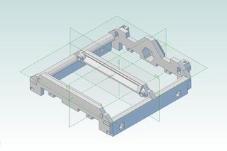 fresado de pcb construcción plataforma la cosa-o-matic Impresora 3d piezas mejoras mejora cnc thing-o-matic vicepresidente geomagic alibre 3d print model - Mito3D
