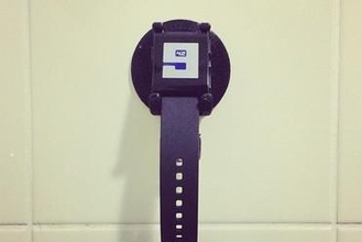 çakıl duvara monte edin ev duş müzik pebble duvar smartwatch 3d print model - Mito3D