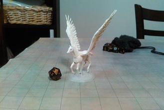 pegasus miniature fantasia mitologia mythbusters mito dnd d&d dungeons dragons & cavallo 3d print model - Mito3D