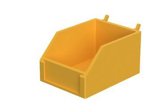 pegboard box organizer your home small parts 3d print model - Mito3D