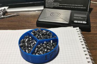 pellet divider airgun organizer pcp pellets 3d print model - Mito3D