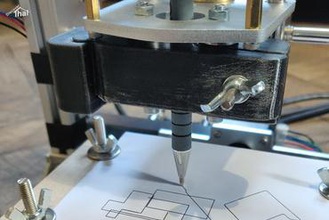 Stift-Halter cnc plotter maker diy Stift 3d print model - Mito3D