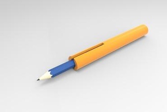 pencil extender education 3d print model - Mito3D