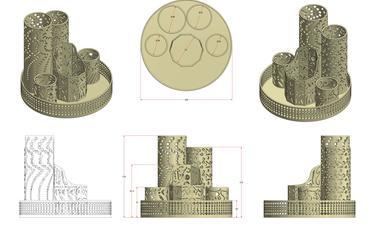 kalem tutucu ev 3D print model - Mito3D