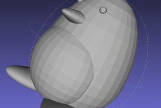 pinguino art 3d print model - Mito3D