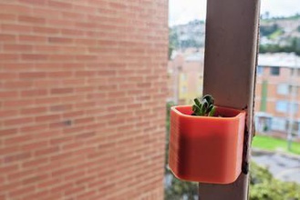 pentagonale magnetico piatto la vostra casa pot vaso di fiori planpot 3d print model - Mito3D