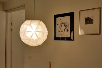 pentakis icosidodecahedron lampshade your home geometry 3d print model - Mito3D