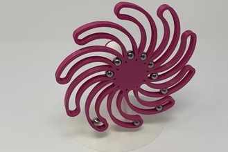 el movimiento perpetuo da vinci estilo ii gadget la ilusión autodesk fusion 360 ultimaker 3d print model - Mito3D