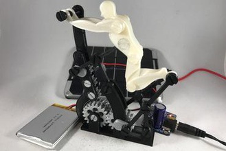 perseverance petite motorized toys solar powered automata 3d print model - Mito3D