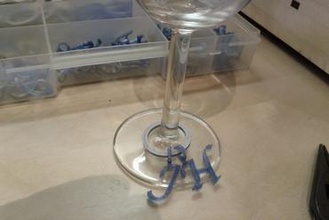 personalisierte Wein-Charme Ihre home Haushaltswaren trinken Wein trinkets 3d print model - Mito3D