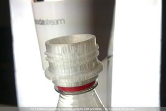 pet botella de espumoso la máquina adaptador moda flashforge soñador sodastream mascota el agua coca-cola sprite fanta copoliéster 3d print model - Mito3D