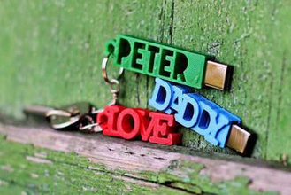 peter usb case keychain your home keyring flash drive customized personalised 3d print model - Mito3D