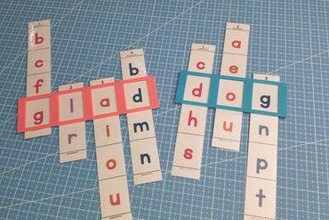 fonetica cursori formazione scolastica Inglese lettura ortografia lettere 3d print model - Mito3D