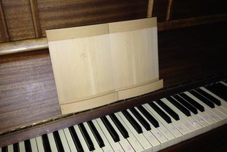piano book stand your home colorfabb time lapse contest woodfill ultimaker original 3d print model - Mito3D