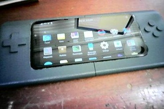 pinephone jogos controlador caso bainha conceito gadget vídeo phone 3d print model - Mito3D