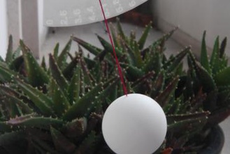 ping-pong-anemometer maker diy wind anemometer pingpong 3d print model - Mito3D