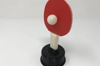 ping pong trofeo las miniaturas el ultimaker autodesk fusion 360 3d print model - Mito3D