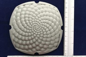 pioneer ball project - fibonacci type spiral small art pioneers collaboration openscad 3d print model - Mito3D