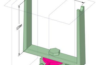 pla-filament-guider Dreh spool-Halter 3d-Drucker-Teile-Verbesserungen pla filament-Halter 3d print model - Mito3D