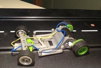 plafil v1 slotcar chassis toys slotcars 3d print model - Mito3D