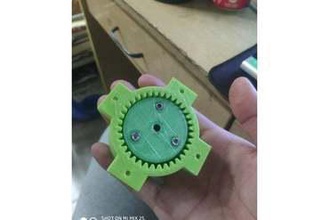 planetary gear box 3d printer made helical parts enhancements 3d print model - Mito3D