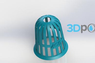 ekici tur - 3dponics suda dolaşan olmayan 3d yazıcı donanımları parçaları noncirculating hidrofonik açık kaynak indoorgardening 3d print model - Mito3D