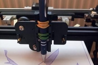 plotter melhoria ender 3 5 pró 3D impressora partes melhorias desenhar crialidade ender3 ender5 3d print model - Mito3D