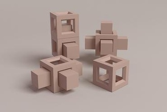 plug in Würfel geschnitten - Spielzeug 3d print model - Mito3D