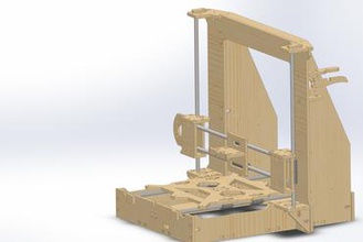 plywoodbot 3d-Drucker-Teile-Verbesserungen prusa i3 3dprinter opensource Quelle open-source - 3d print model - Mito3D