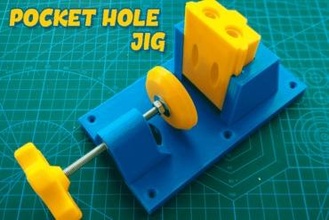 pocket hole jig Maker/DIY drill bit drilling handtool handtools wood wooden woodworking diy hobby hobbyist 3d print model - Mito3D