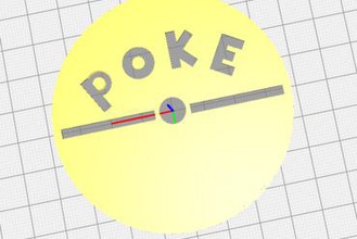 pokeball screen cover other 3d print model - Mito3D